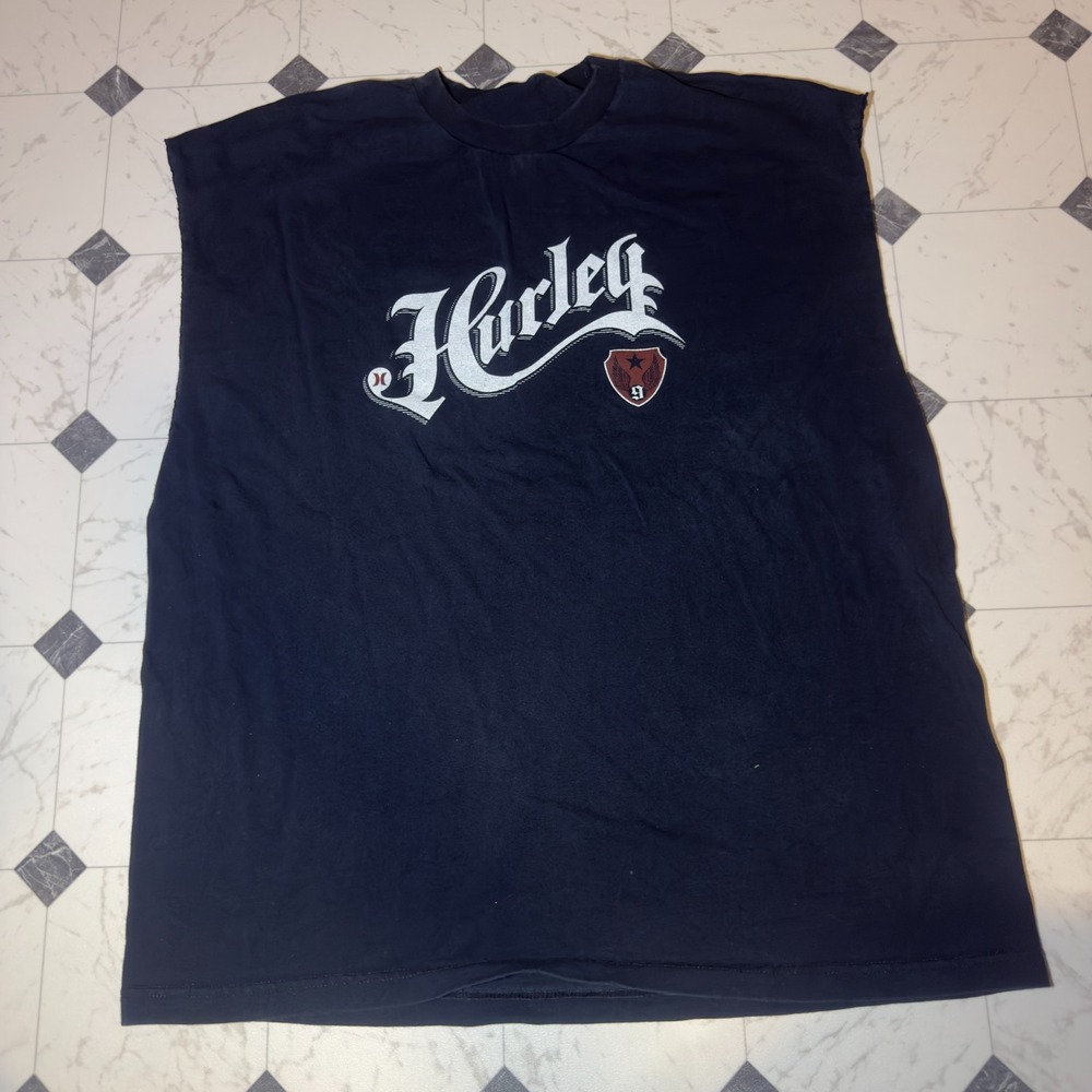 Vintage Hurley Surfwear Cutoff Tank Top Size XL